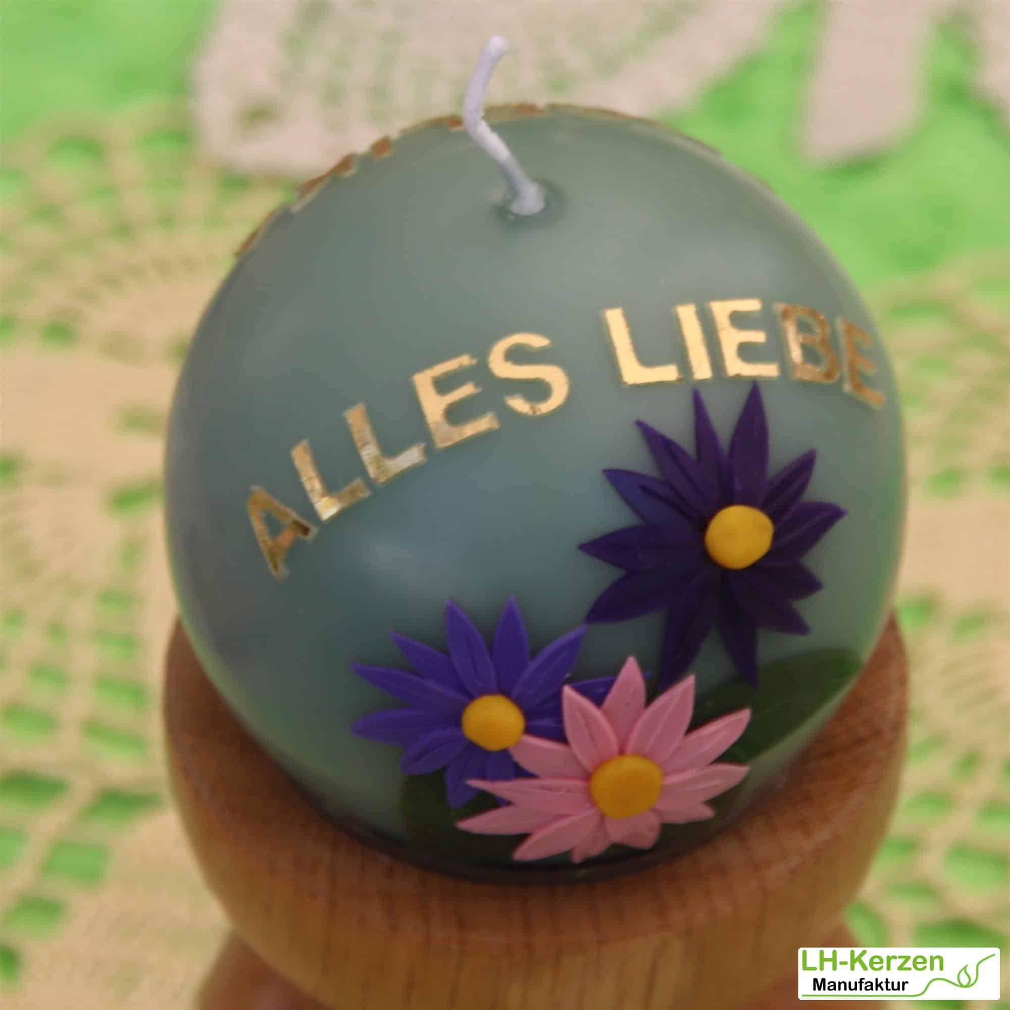 Kerzenbeschriftung Beschriftete Kerze